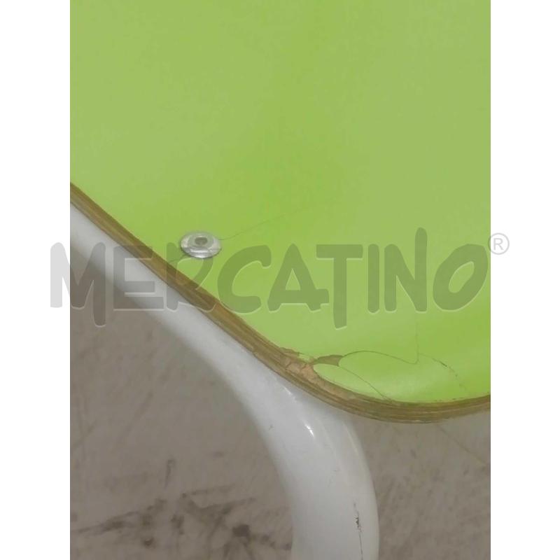 SEDIOLINA DA ASILO FORMICA VERDE ACIDO SBECCATA | Mercatino dell'Usato Moncalieri bengasi 5
