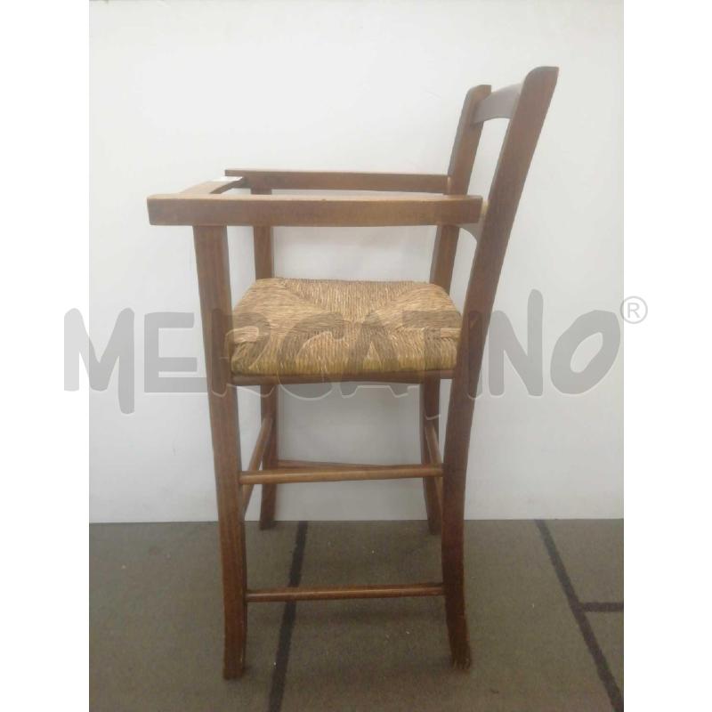 SEGGIOLONE VINTAGE IMPAGLIATO | Mercatino dell'Usato Moncalieri bengasi 2