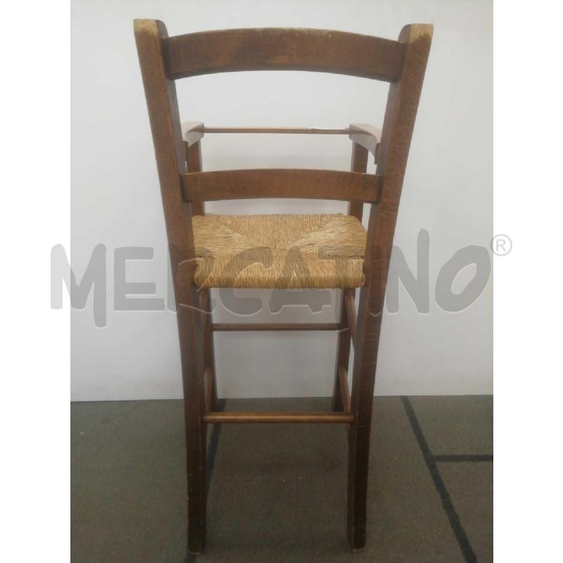 SEGGIOLONE VINTAGE IMPAGLIATO | Mercatino dell'Usato Moncalieri bengasi 3