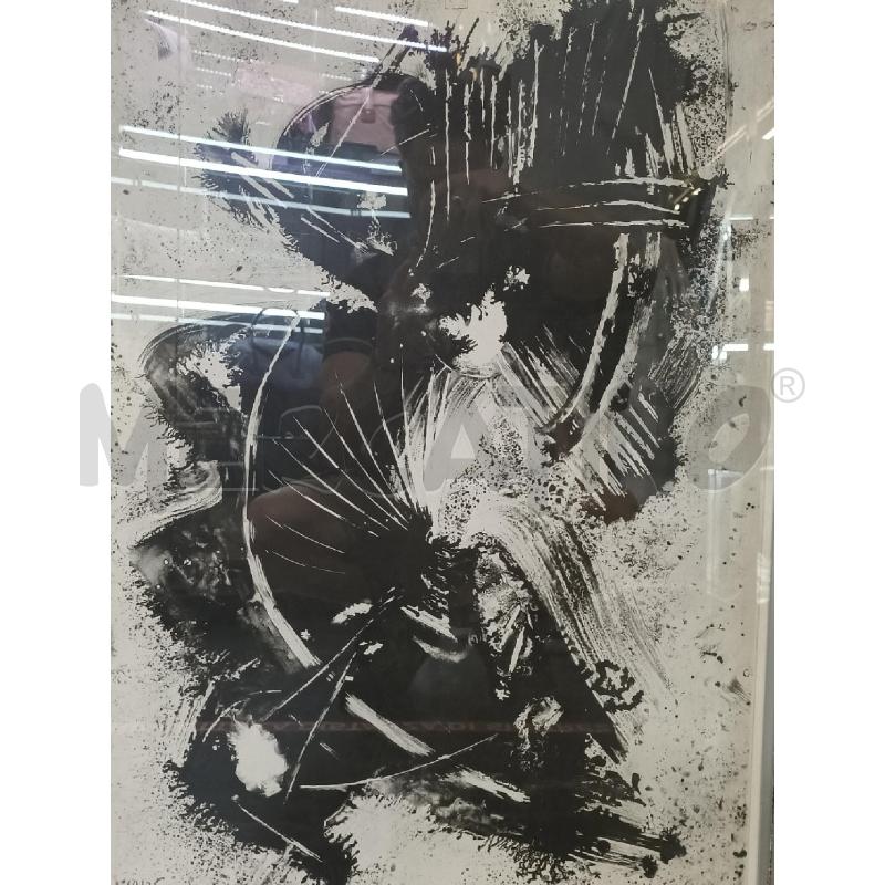 SERIGRAFIA ARTISTA MASTROIANNI B/N NUMERATA 69/75 C/TIBRO DELLA STAMPA IN BASSO A DX | Mercatino dell'Usato Moncalieri bengasi 2