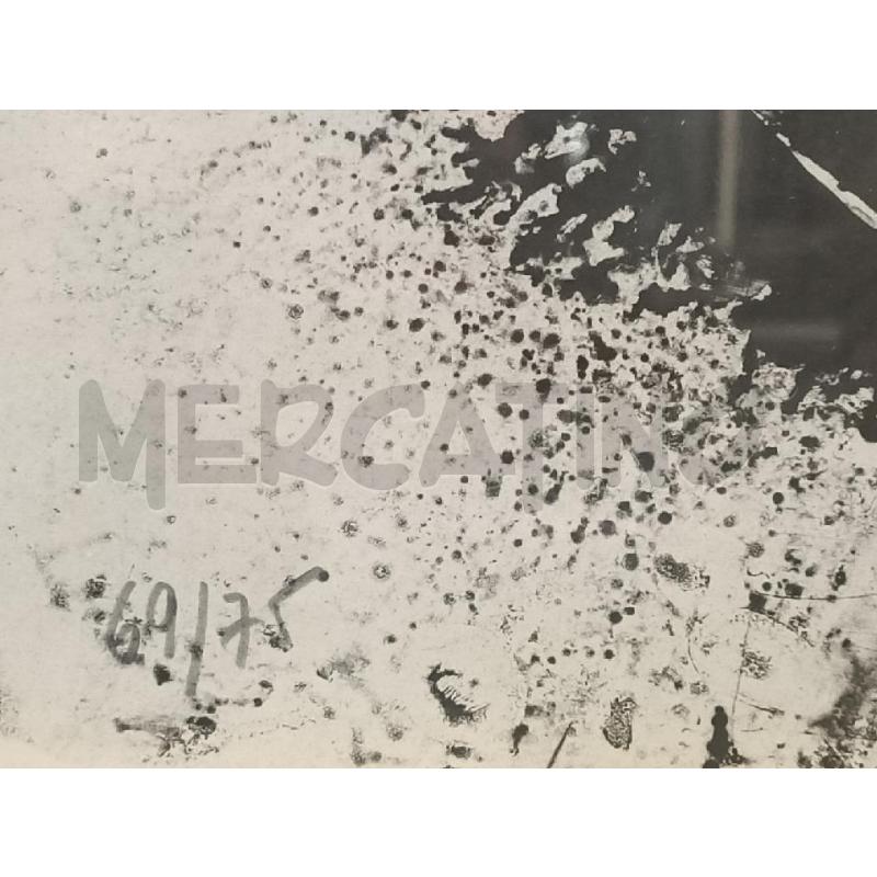 SERIGRAFIA ARTISTA MASTROIANNI B/N NUMERATA 69/75 C/TIBRO DELLA STAMPA IN BASSO A DX | Mercatino dell'Usato Moncalieri bengasi 3