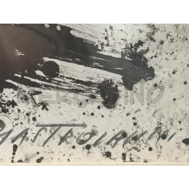 SERIGRAFIA ARTISTA MASTROIANNI B/N NUMERATA 69/75 C/TIBRO DELLA STAMPA IN BASSO A DX | Mercatino dell'Usato Moncalieri bengasi 4