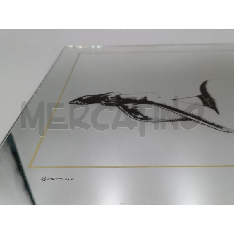 SERIGRAFIA NUDO DONNA SPECCHIO RIGHETTI PROD N5 | Mercatino dell'Usato Moncalieri bengasi 2