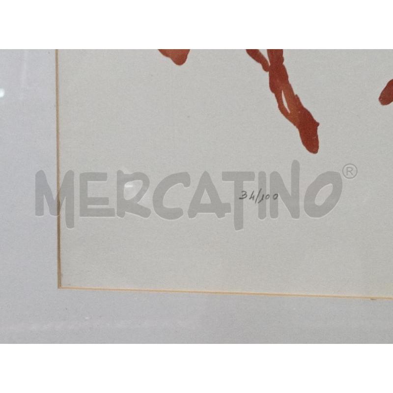 SERIGRAFIA SEBASTIANO POZZATI SEPO 50X70 CAVALLI | Mercatino dell'Usato Moncalieri bengasi 2