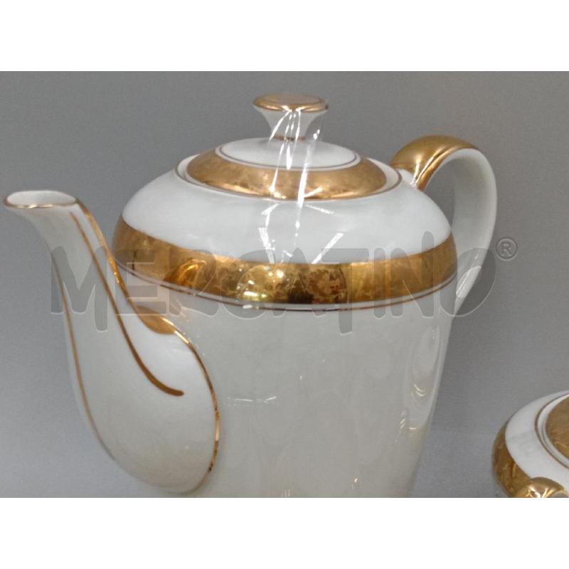 SERVIZIO CERAMICA CAFFE PZ.10+2 BORDO DORATO CB | Mercatino dell'Usato Moncalieri bengasi 4