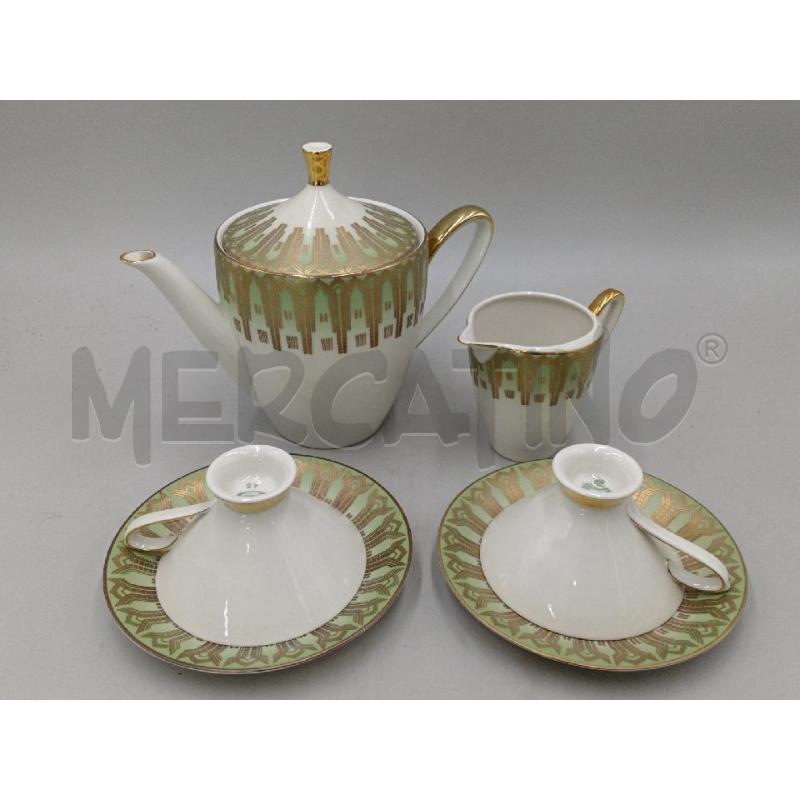 SERVIZIO TETE A TETE CERAMICA VERDE PZ.4 BAVARIA TURIN | Mercatino dell'Usato Moncalieri bengasi 1