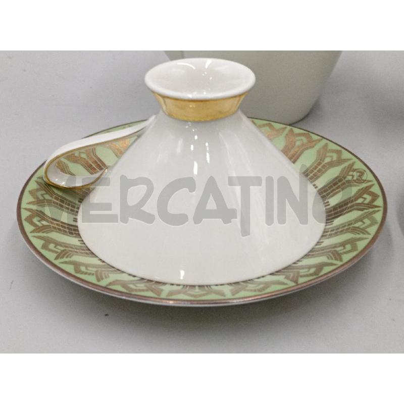 SERVIZIO TETE A TETE CERAMICA VERDE PZ.4 BAVARIA TURIN | Mercatino dell'Usato Moncalieri bengasi 2