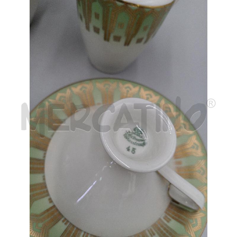 SERVIZIO TETE A TETE CERAMICA VERDE PZ.4 BAVARIA TURIN | Mercatino dell'Usato Moncalieri bengasi 4