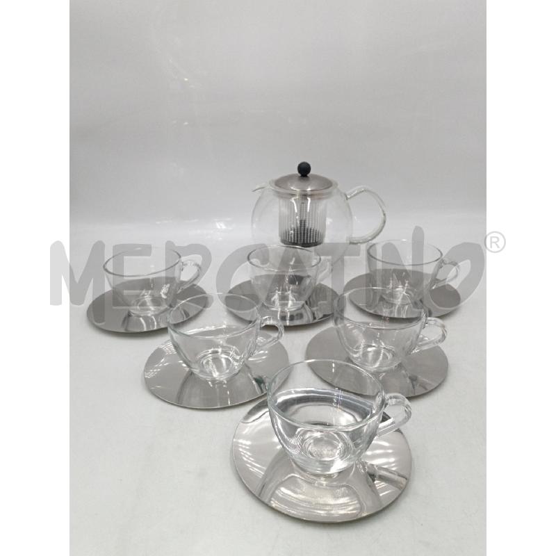 SERVIZIO TE VETRO BODUM 6PZ+TEIERA | Mercatino dell'Usato Moncalieri bengasi 1