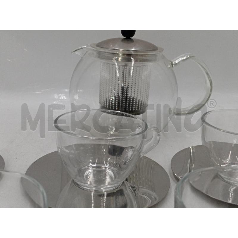 SERVIZIO TE VETRO BODUM 6PZ+TEIERA | Mercatino dell'Usato Moncalieri bengasi 3
