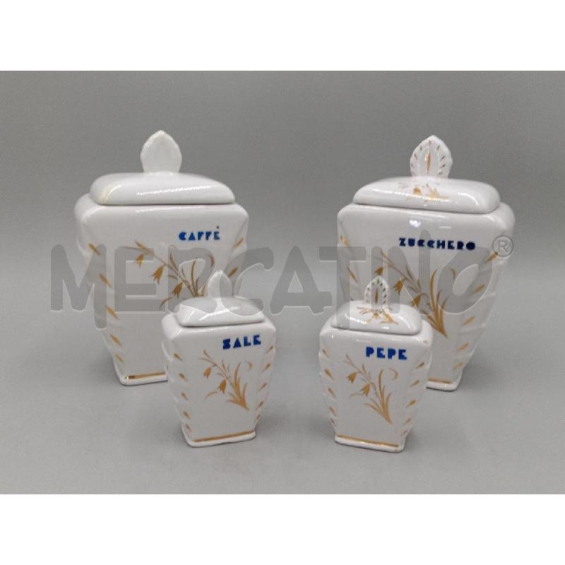 SET CERAMICA PZ.4 BARATTOLI CERAMICHE DI CUNARDO | Mercatino dell'Usato Moncalieri bengasi 1