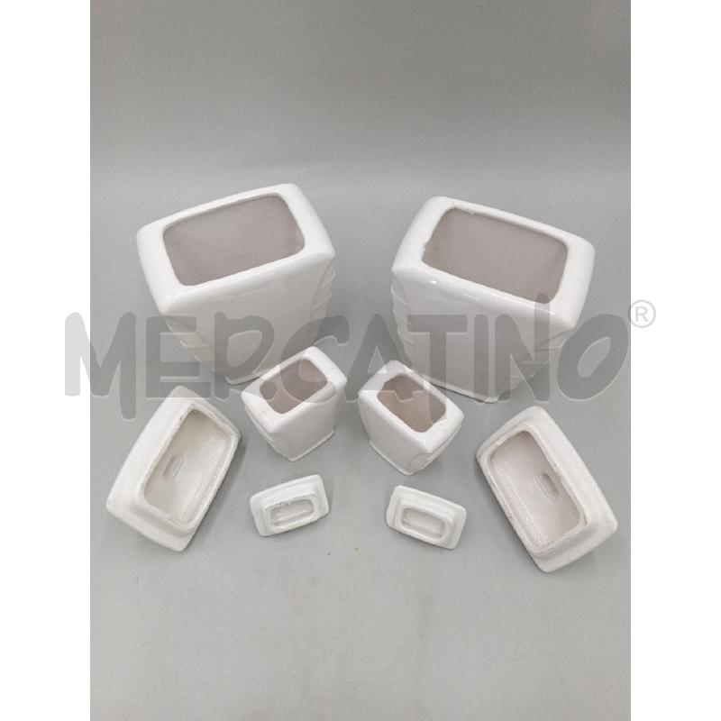 SET CERAMICA PZ.4 BARATTOLI CERAMICHE DI CUNARDO | Mercatino dell'Usato Moncalieri bengasi 4