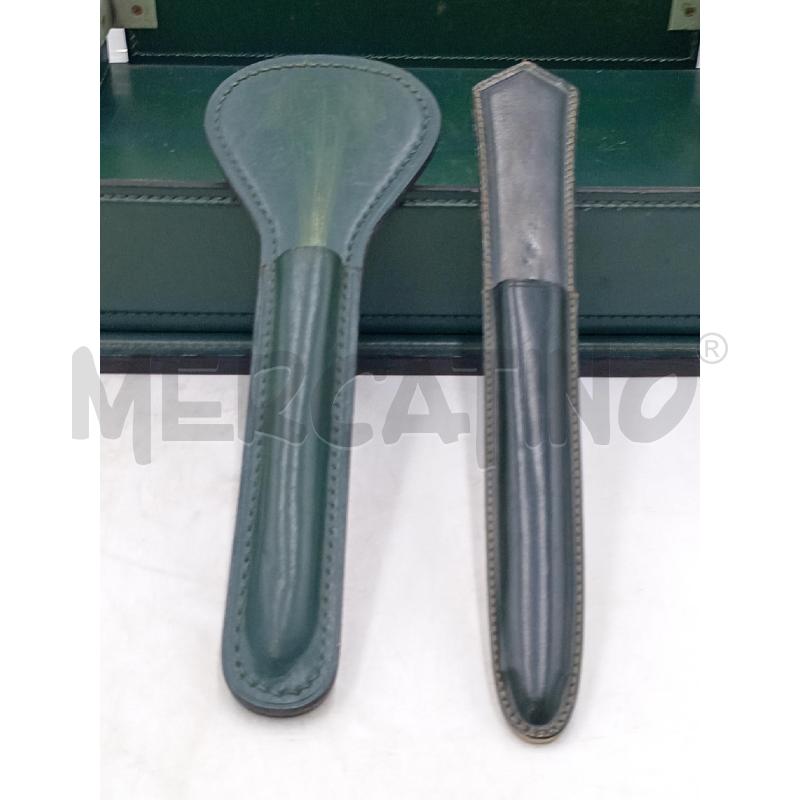 SET DA SCRIVANIA MADE IN FRANCE VERDE C/DETTAGLI METALLO | Mercatino dell'Usato Moncalieri bengasi 4