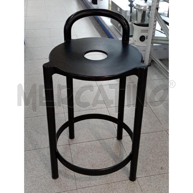 SGABELLO KARTELL BY ANNA CASTELLI FERRIERI ANNI 80  NERO | Mercatino dell'Usato Moncalieri bengasi 1