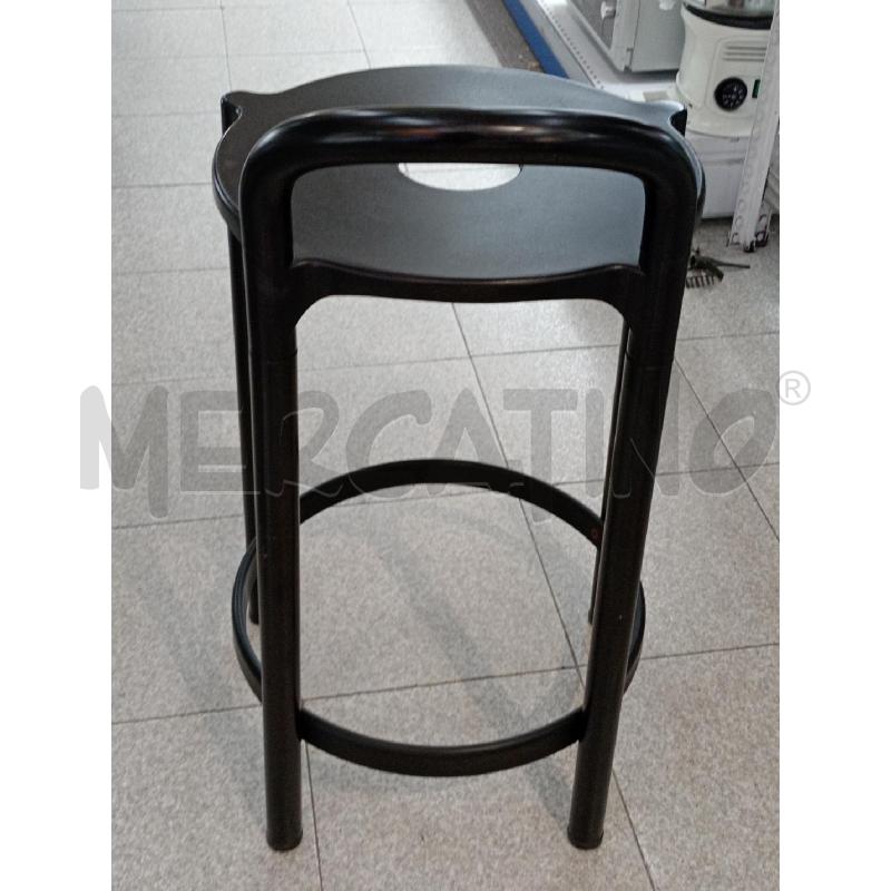 SGABELLO KARTELL BY ANNA CASTELLI FERRIERI ANNI 80  NERO | Mercatino dell'Usato Moncalieri bengasi 3