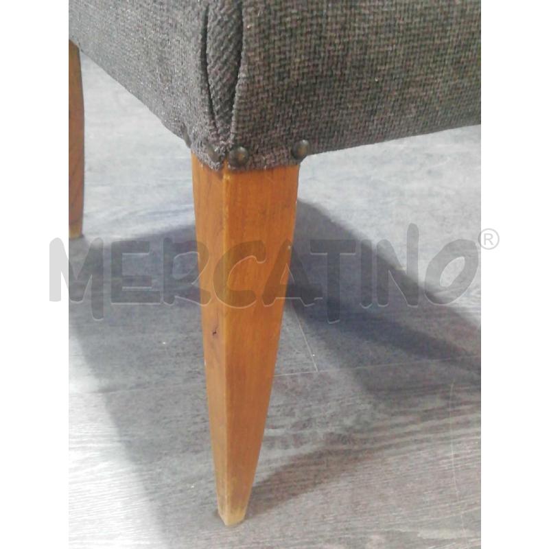 SGABELLO LEGNO STOFFA | Mercatino dell'Usato Moncalieri bengasi 3