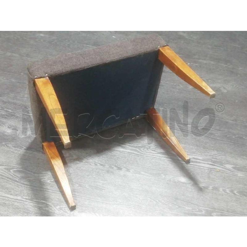 SGABELLO LEGNO STOFFA | Mercatino dell'Usato Moncalieri bengasi 4