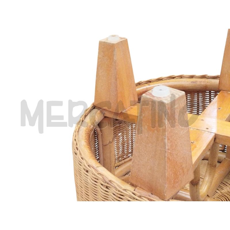 SGABELLO LEGNO VIMINI | Mercatino dell'Usato Moncalieri bengasi 4