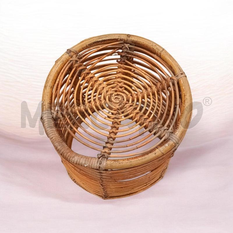 SGABELLO RATTAN BAMBU TITO AGNOLI  | Mercatino dell'Usato Moncalieri bengasi 2