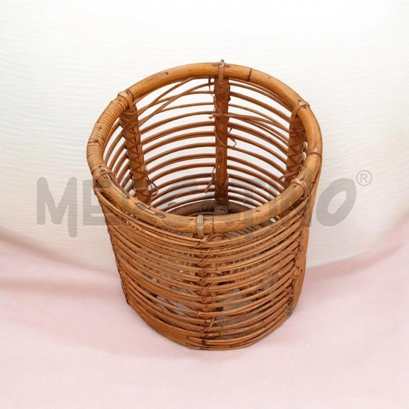 SGABELLO RATTAN BAMBU TITO AGNOLI  | Mercatino dell'Usato Moncalieri bengasi 4
