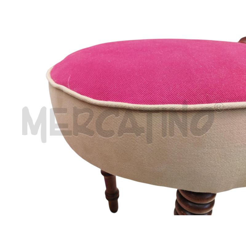 SGABELLO TONDO IMBOTTITO 3 GAMBE TORTIGLIONI | Mercatino dell'Usato Moncalieri bengasi 5