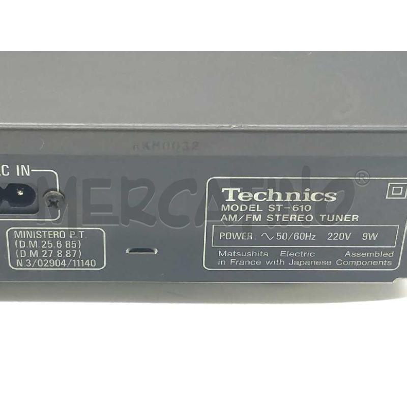SINTONIZZATORE TECHNICS ST610 | Mercatino dell'Usato Moncalieri bengasi 5