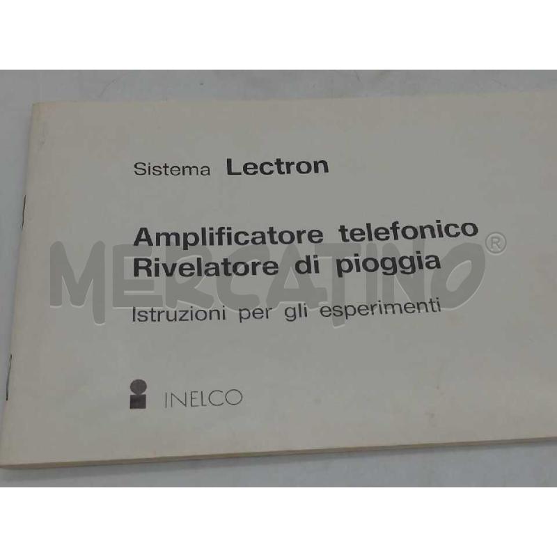 SISTEMA LECTRON SERIE 2000 ALTOPARLANTE INELCO ANNI 70/80 AMPLIAMENTO 2004 | Mercatino dell'Usato Moncalieri bengasi 4