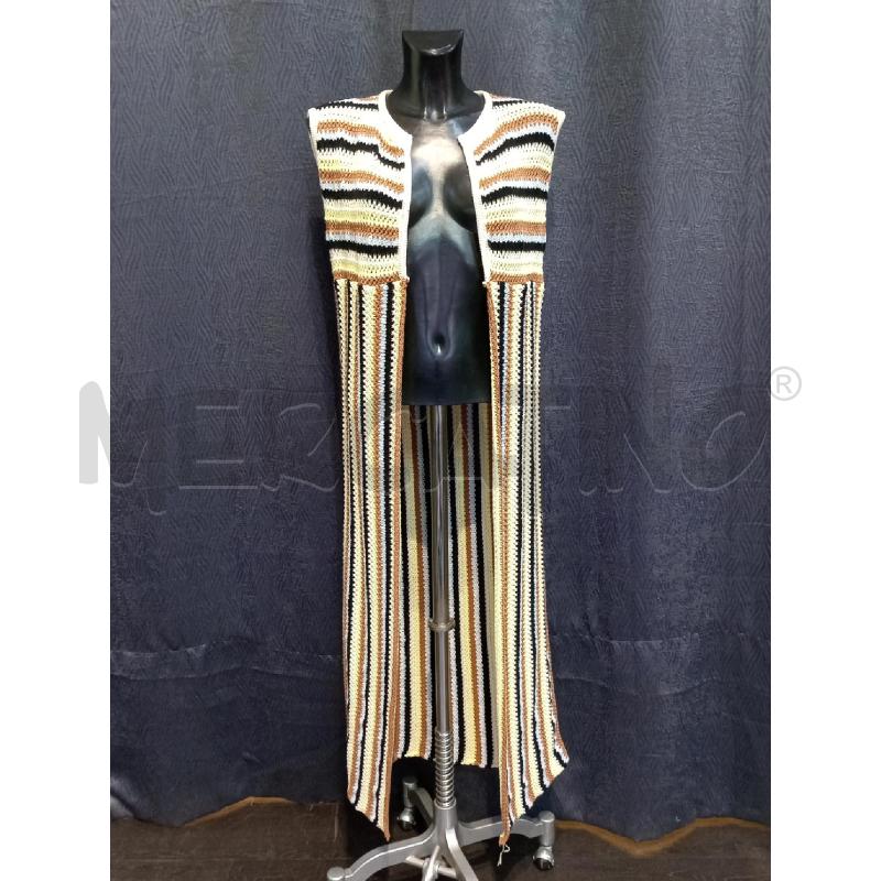 SMANICATO DONNA ALYSI COTONE RIGHE MULTICOLOR | Mercatino dell'Usato Moncalieri bengasi 1