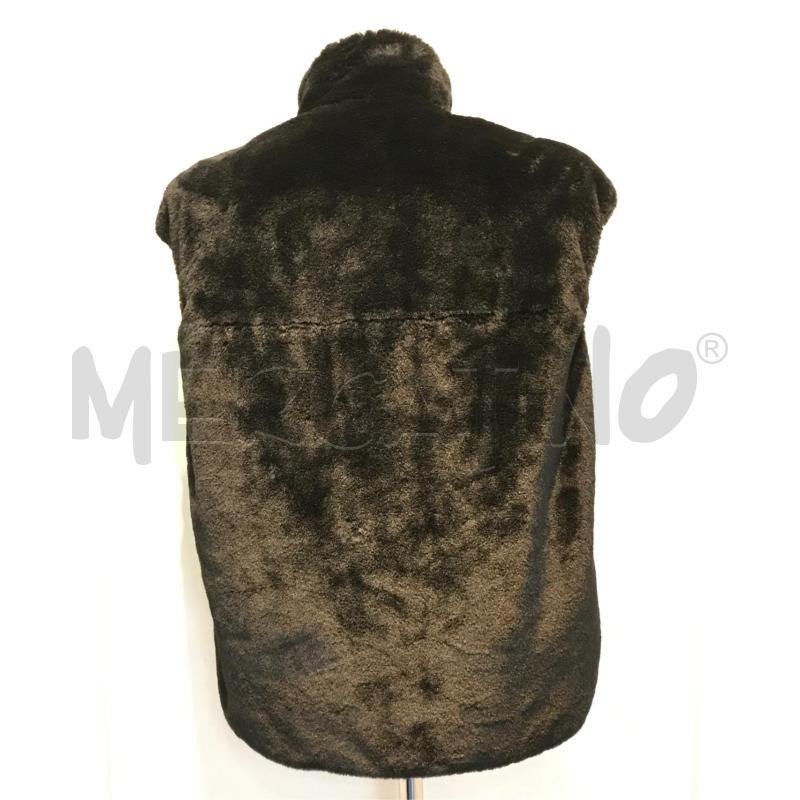 SMANICATO DONNA ASPESI REVERSIBILE PELLICCIA NERO INTERNO VERDE | Mercatino dell'Usato Moncalieri bengasi 3
