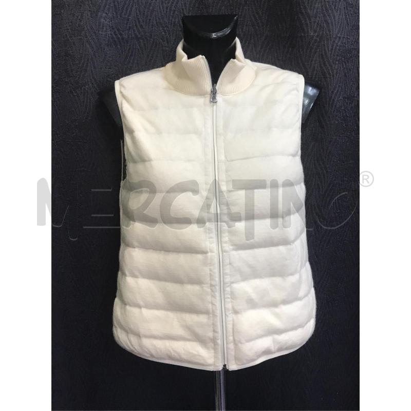 SMANICATO DONNA FALCONIERI BIANCO DOUBLE FACE INTERO FIORI  | Mercatino dell'Usato Moncalieri bengasi 1