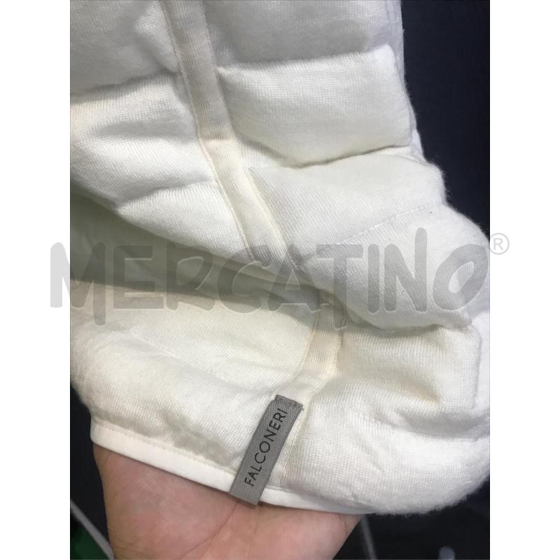 SMANICATO DONNA FALCONIERI BIANCO DOUBLE FACE INTERO FIORI  | Mercatino dell'Usato Moncalieri bengasi 4