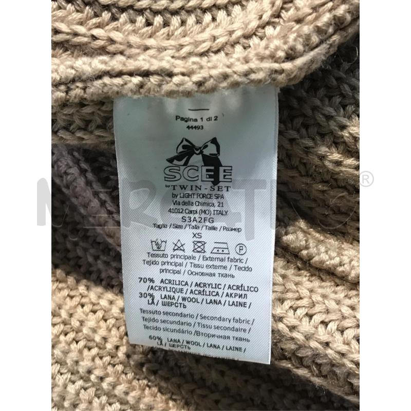SMANICATO DONNA TWIN SEDT BEIGE CON ZIP E BALZE  | Mercatino dell'Usato Moncalieri bengasi 4