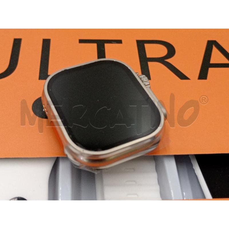 SMART WATCH MODERNO USATO ULTRA BIG 2.01 C/SCATOLA E VARI CINTURINI | Mercatino dell'Usato Moncalieri bengasi 2