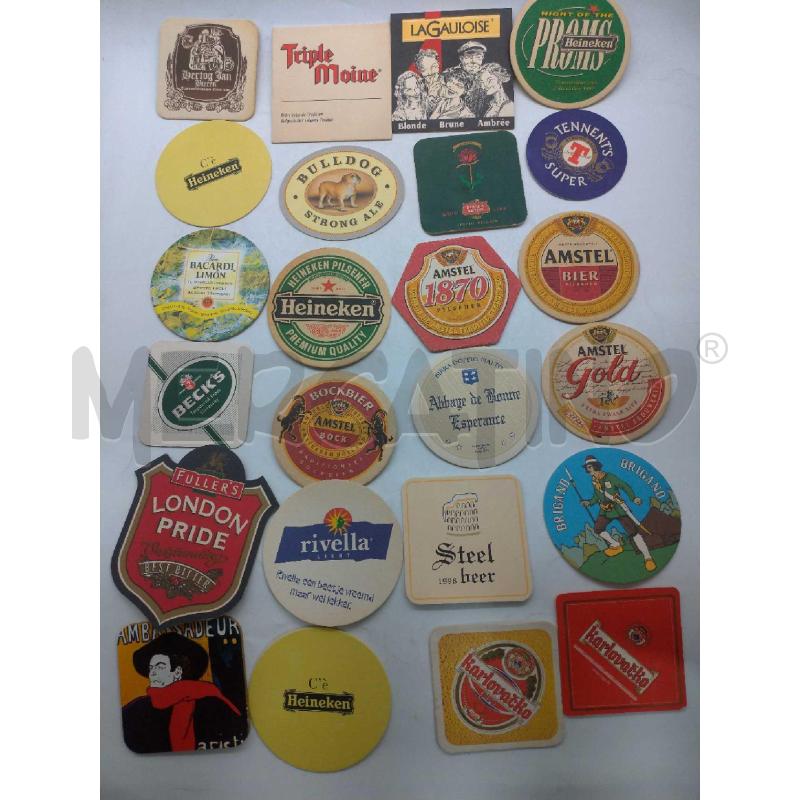 SOTTO BICCHIERI DA PUB VINTAGE VARIE MARCHE DI BIRRE  | Mercatino dell'Usato Moncalieri bengasi 4