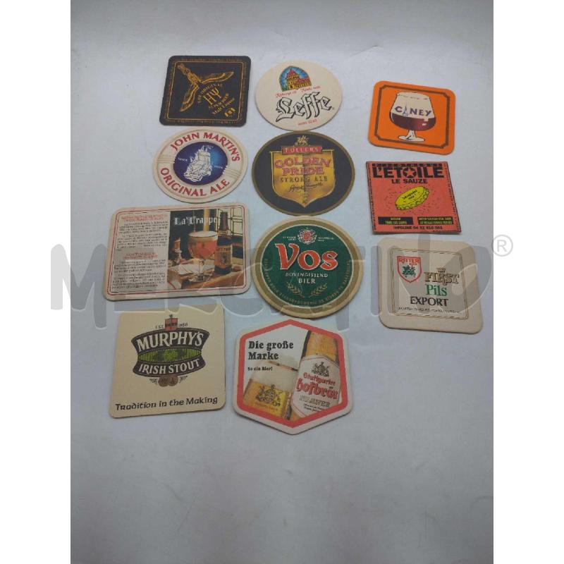 SOTTO BICCHIERI DA PUB VINTAGE VARIE MARCHE DI BIRRE  | Mercatino dell'Usato Moncalieri bengasi 5