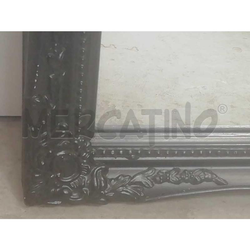 SPECCHIERA MOLATA EPOCA CORNICE NERA | Mercatino dell'Usato Moncalieri bengasi 2