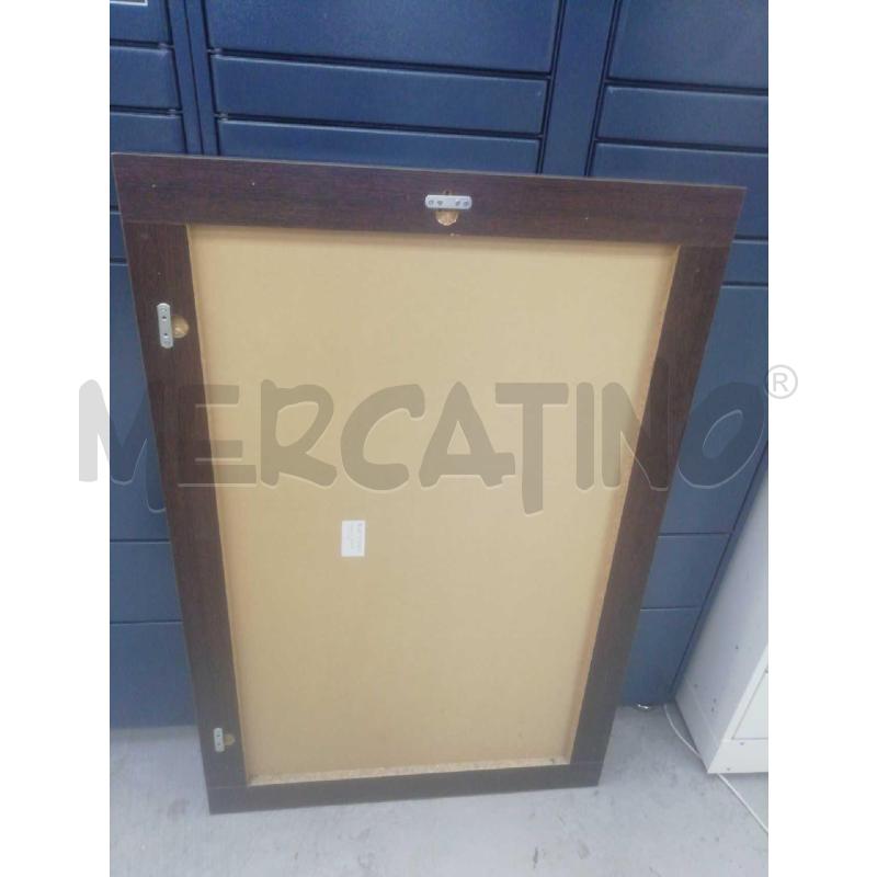 SPECCHIERA RETTANGOLARE WENGE CON SPECCHIO OVALE | Mercatino dell'Usato Moncalieri bengasi 5