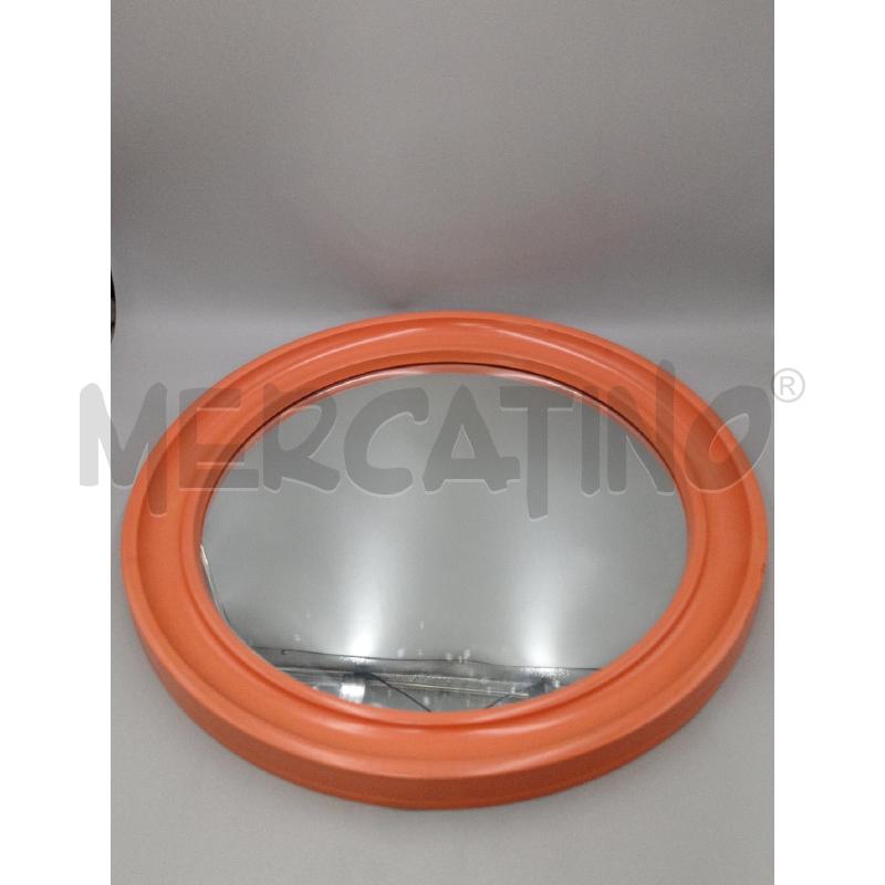 SPECCHIERA ROTONDA ARANCIONE CARRARA E MATTA | Mercatino dell'Usato Moncalieri bengasi 1