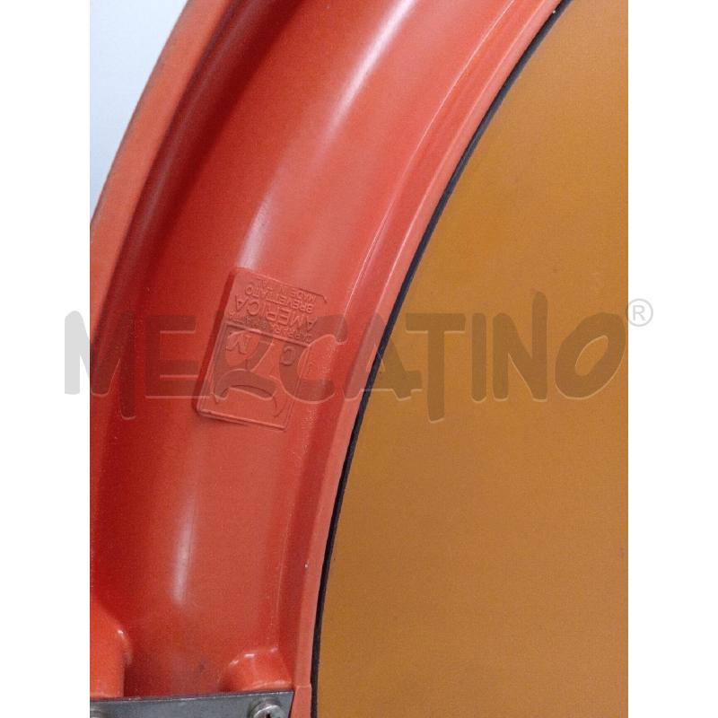 SPECCHIERA ROTONDA ARANCIONE CARRARA E MATTA | Mercatino dell'Usato Moncalieri bengasi 4
