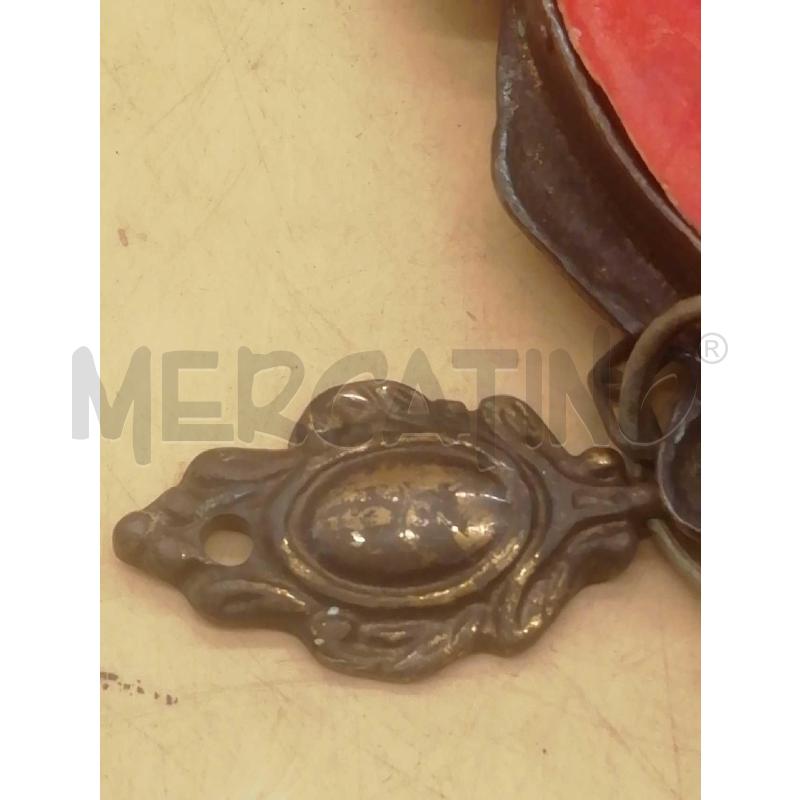 SPECCHIETTO METALLO VINTAGE  | Mercatino dell'Usato Moncalieri bengasi 5