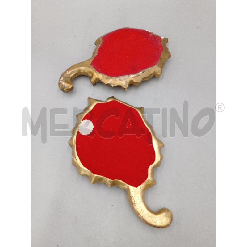 SPECCHIO COPPIA DORATA LEGNO MINI | Mercatino dell'Usato Moncalieri bengasi 2