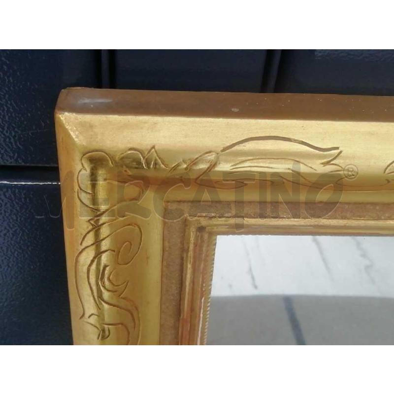 SPECCHIO CORNICE LEGNO DORATA | Mercatino dell'Usato Moncalieri bengasi 3
