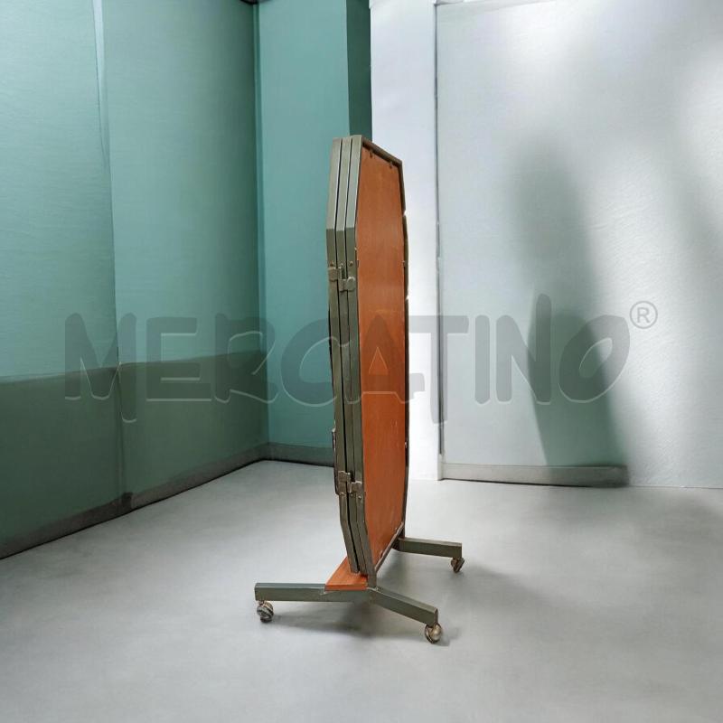 SPECCHIO DA SARTORIA SU RUOTE VINTAGE 3 PANNELLI  | Mercatino dell'Usato Moncalieri bengasi 3