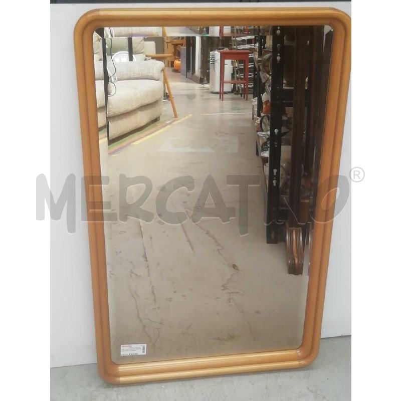 SPECCHIO MOLATO RETTANGOLARE C/CORNICE LEGNO  | Mercatino dell'Usato Moncalieri bengasi 1