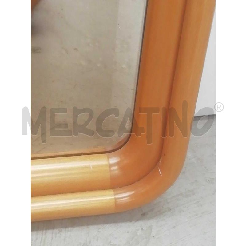 SPECCHIO MOLATO RETTANGOLARE C/CORNICE LEGNO  | Mercatino dell'Usato Moncalieri bengasi 3