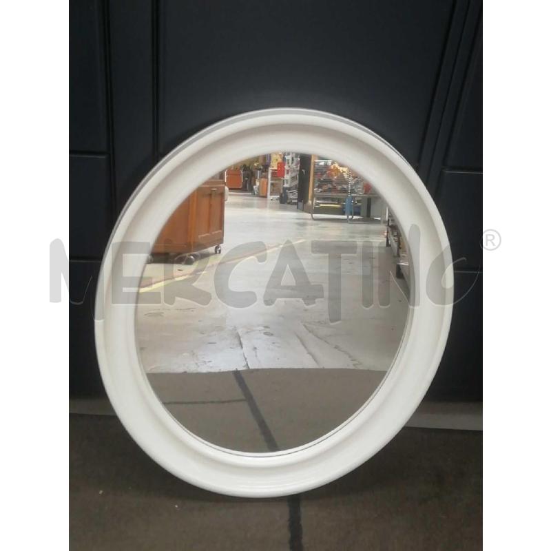 SPECCHIO OVALE PLASTICA BIANCA CARRARA&MATTA AMERICA | Mercatino dell'Usato Moncalieri bengasi 1