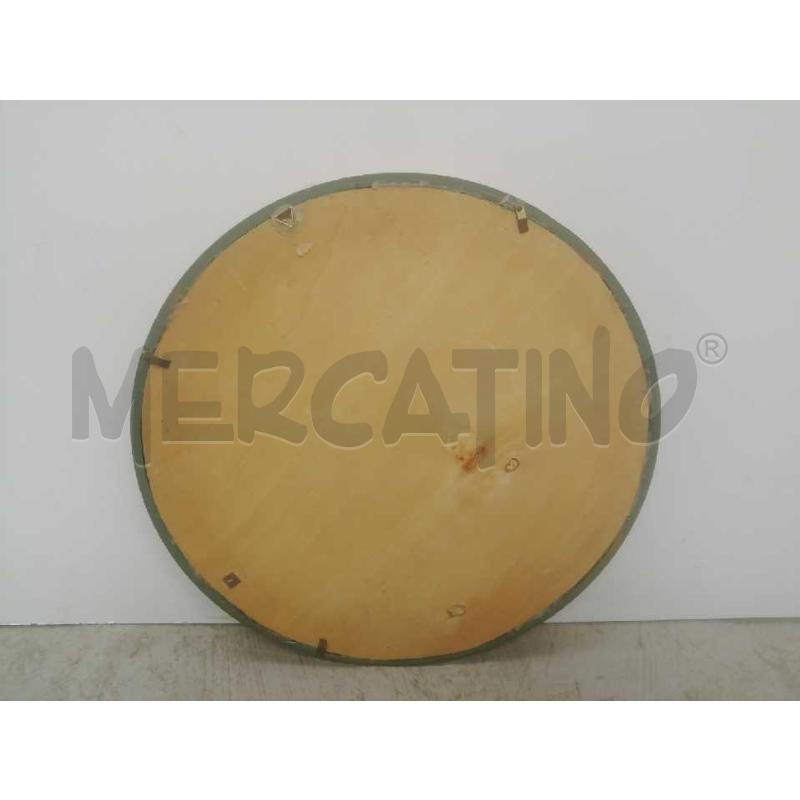 SPECCHIO TONDO DA APPENDERE CORNICE DORATA  | Mercatino dell'Usato Moncalieri bengasi 4