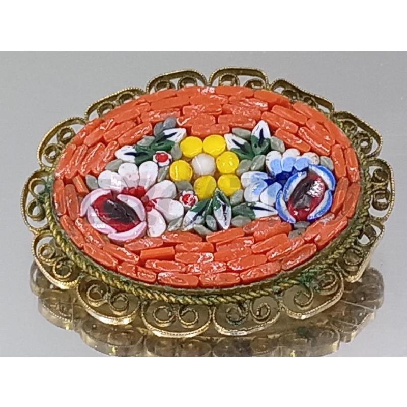 SPILLA MOSAICO FONDO ARANCIO | Mercatino dell'Usato Moncalieri bengasi 1