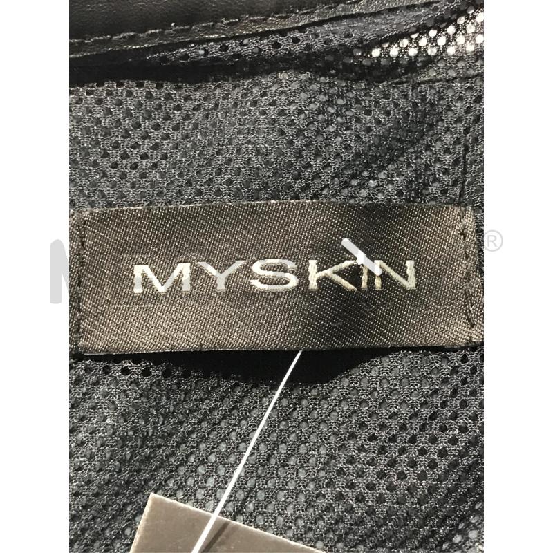 SPOLVERINO DONNA MY SKIN NERO PELLE CON FRANGE | Mercatino dell'Usato Moncalieri bengasi 5