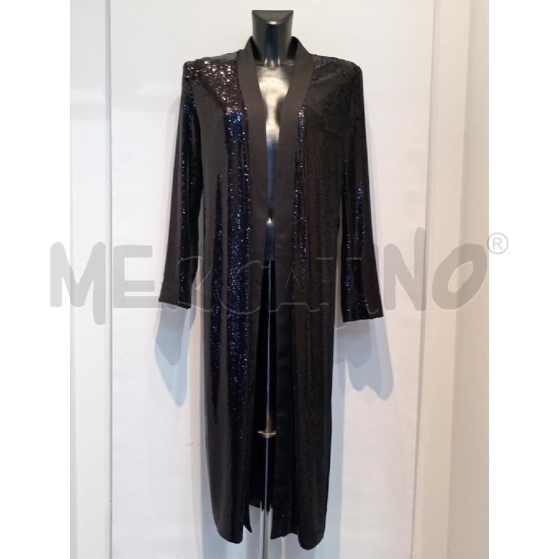 SPOLVERINO DONNA SIMONA CORSELLINI NERO LUNGO PAILLETTES | Mercatino dell'Usato Moncalieri bengasi 1